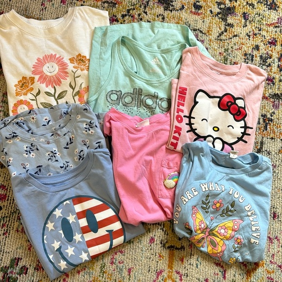 Hello Kitty Other - Girls Youth Shirts/Tops Lot of 7, Size 8/10
